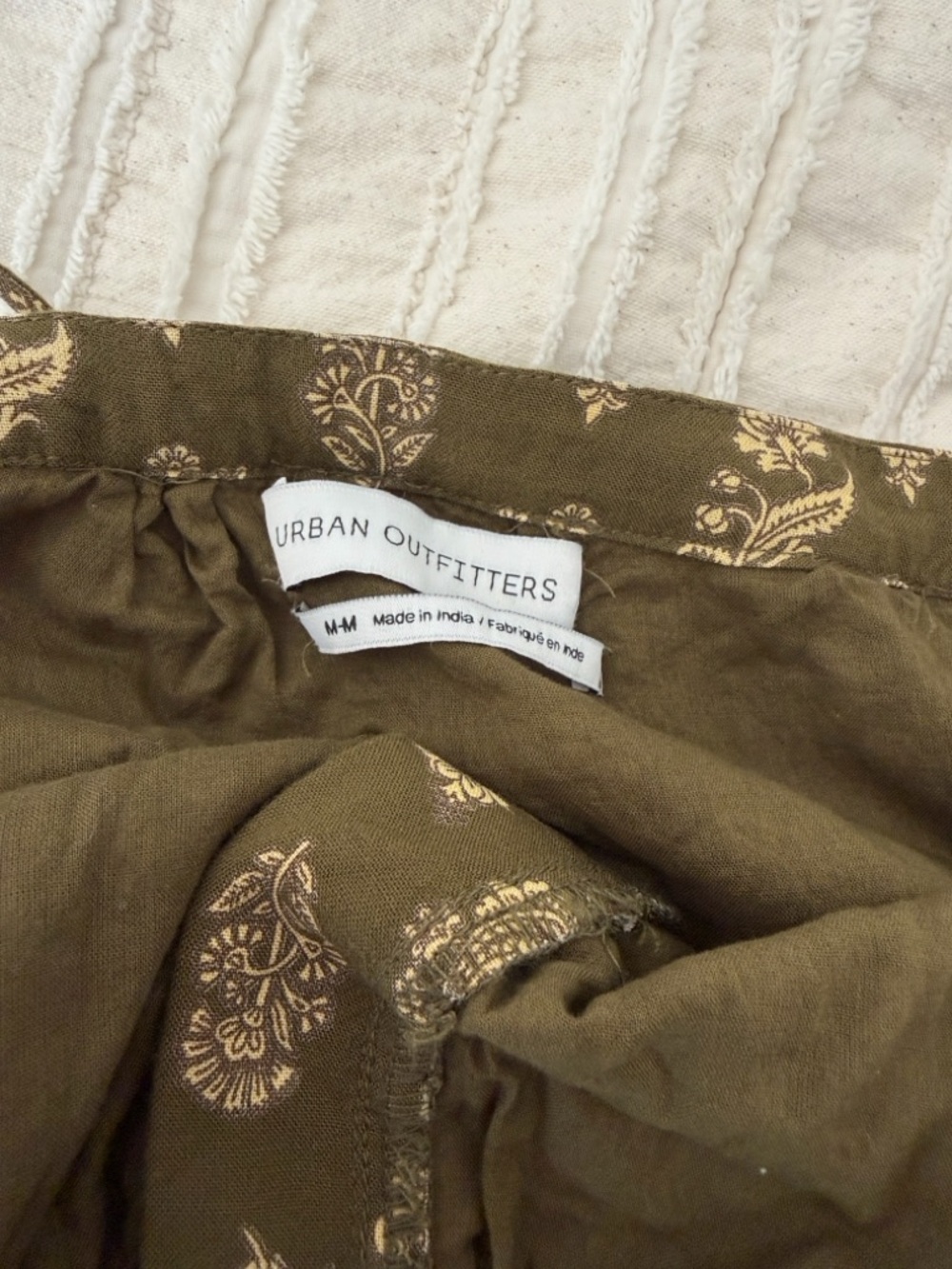 Urban Outfitters Olive Green Mini Dress - Picture 4 of 4